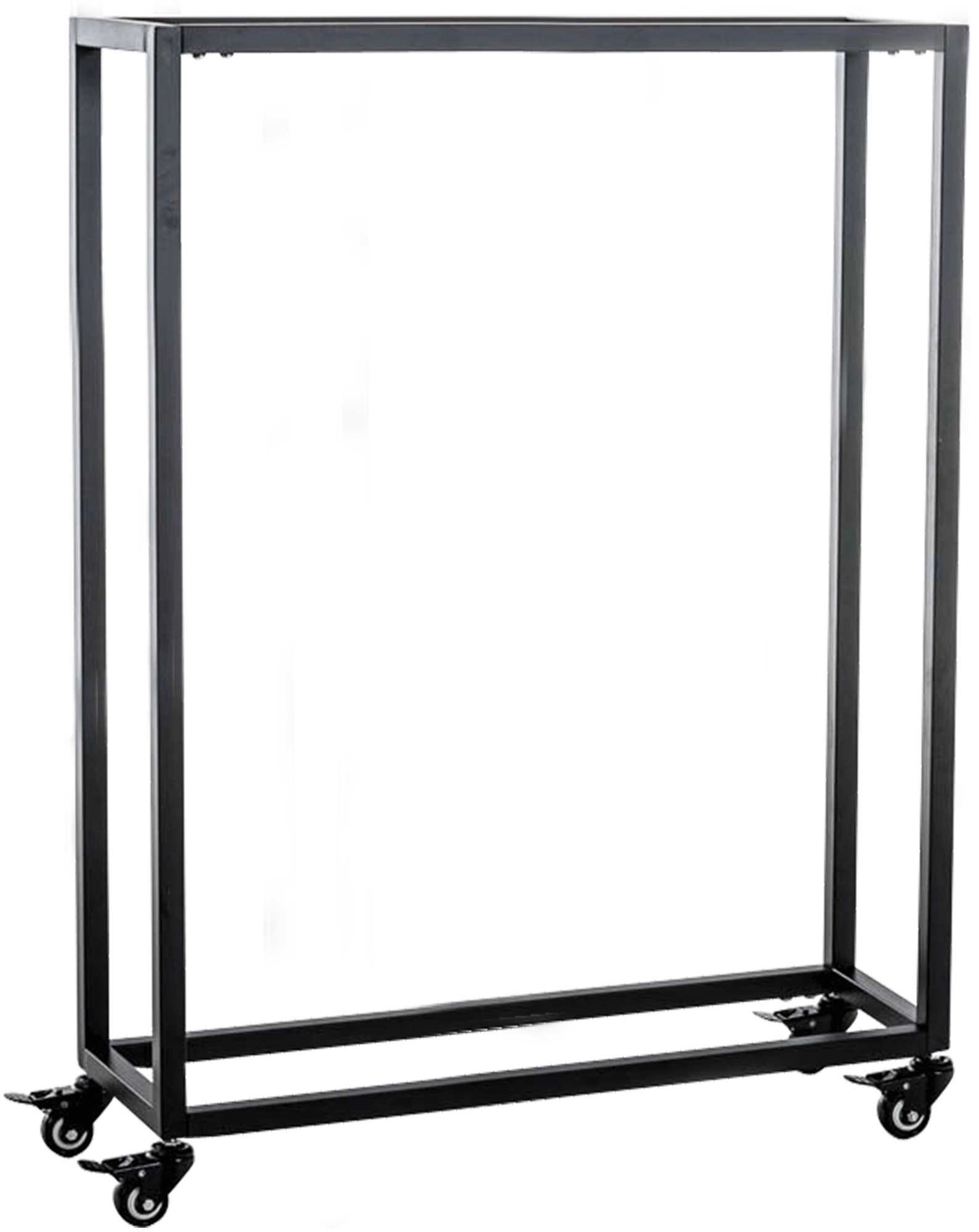 Kaminholzständer Hetta 25x60x100 cm, schwarz