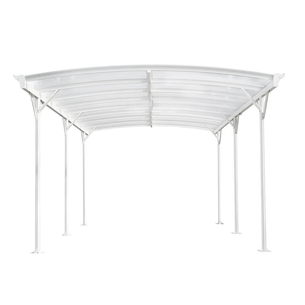 Design Carport FALO - 505 x 300 cm Weiß