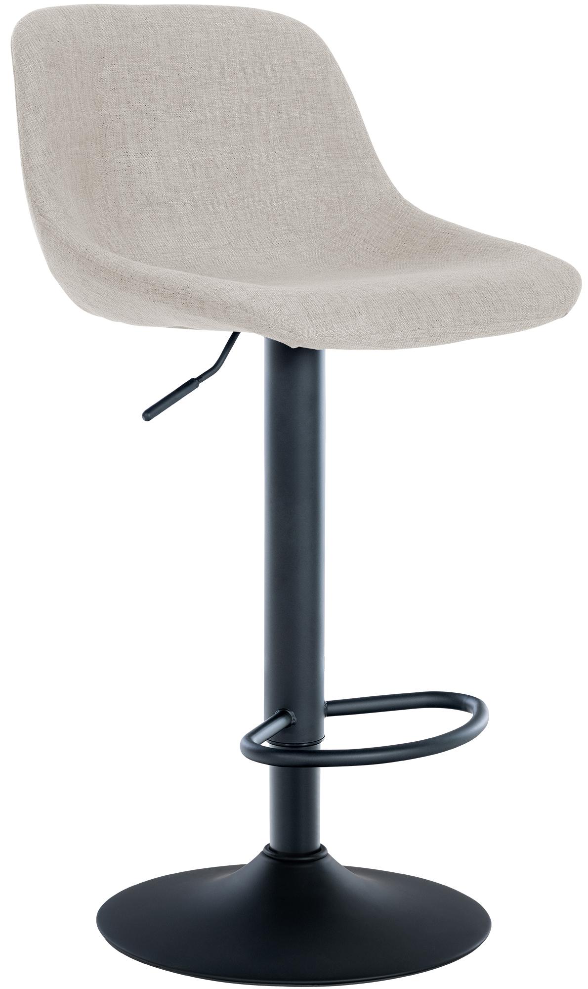 Barhocker Loft Stoff, creme