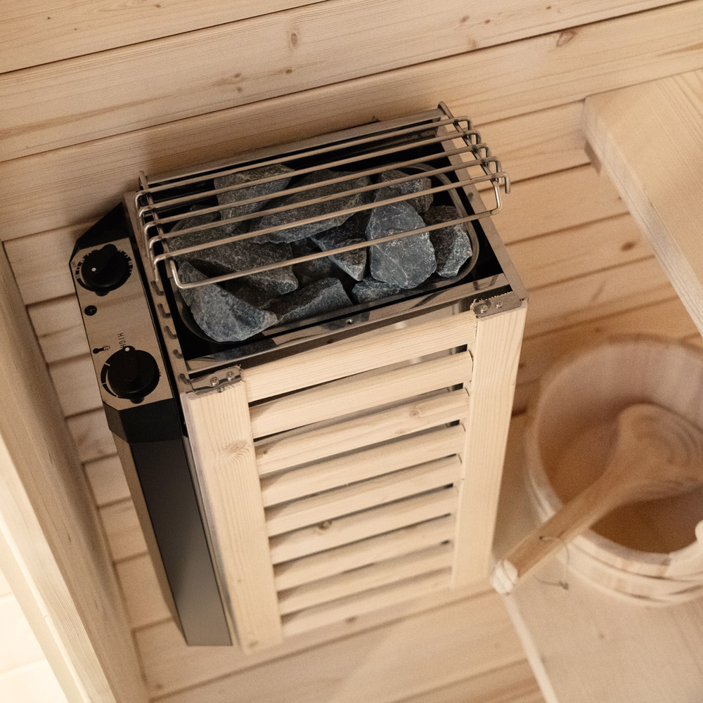 Outdoor Sauna CUBE S - 194 x 120 cm für 2 Personen