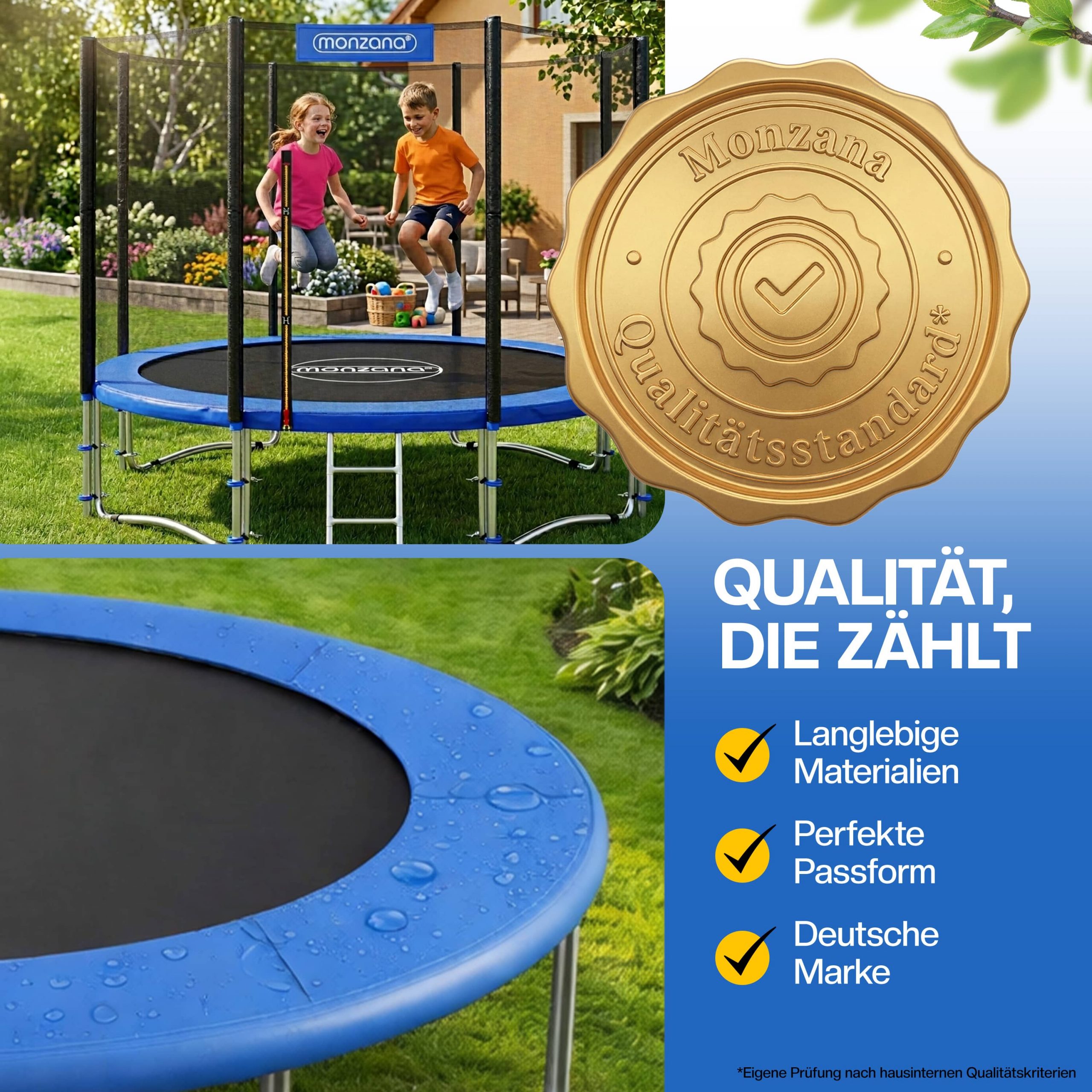 Trampolin Randabdeckung Blau Ø305cm