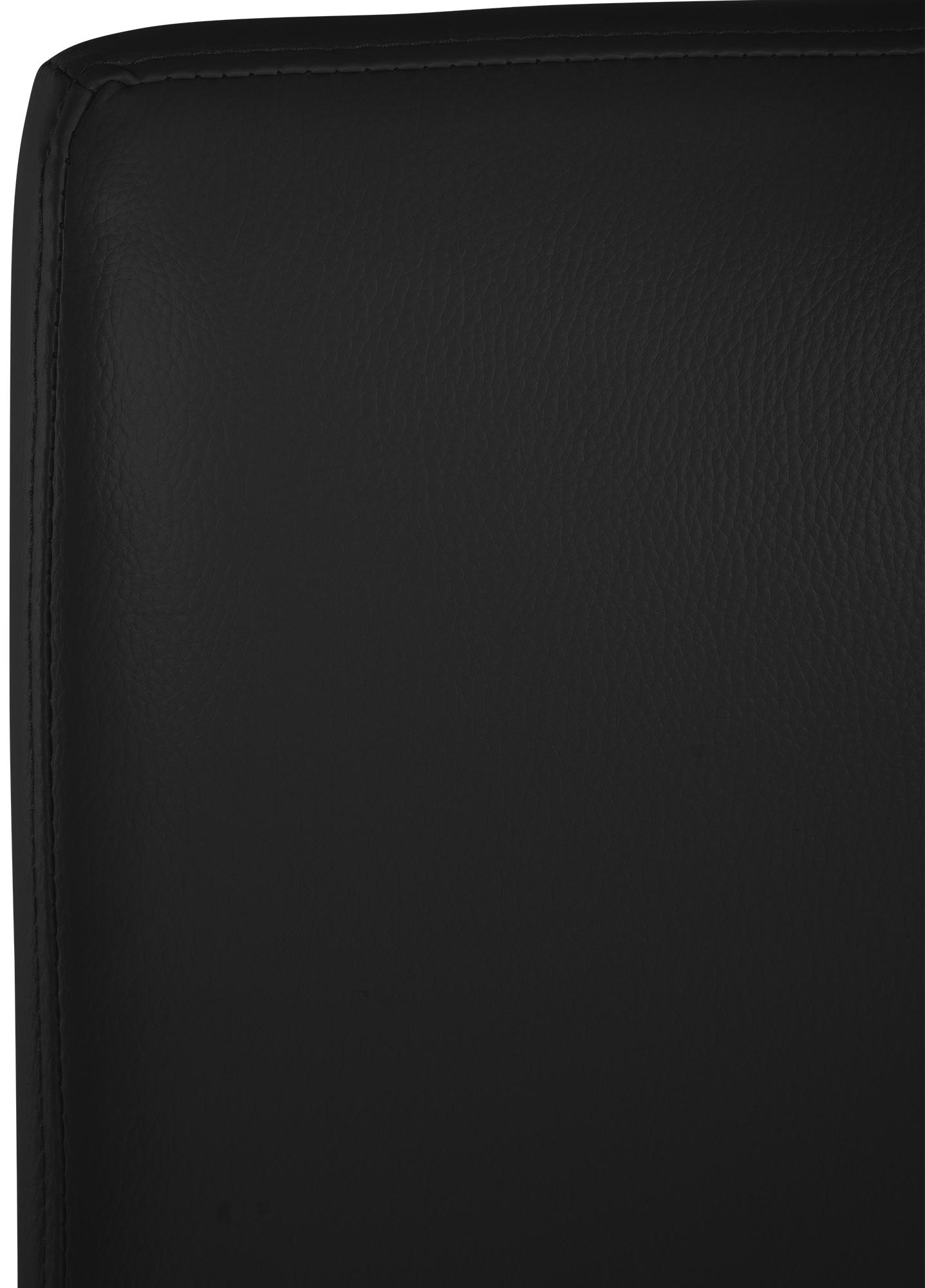 Barhocker Freeport Kunstleder B, schwarz