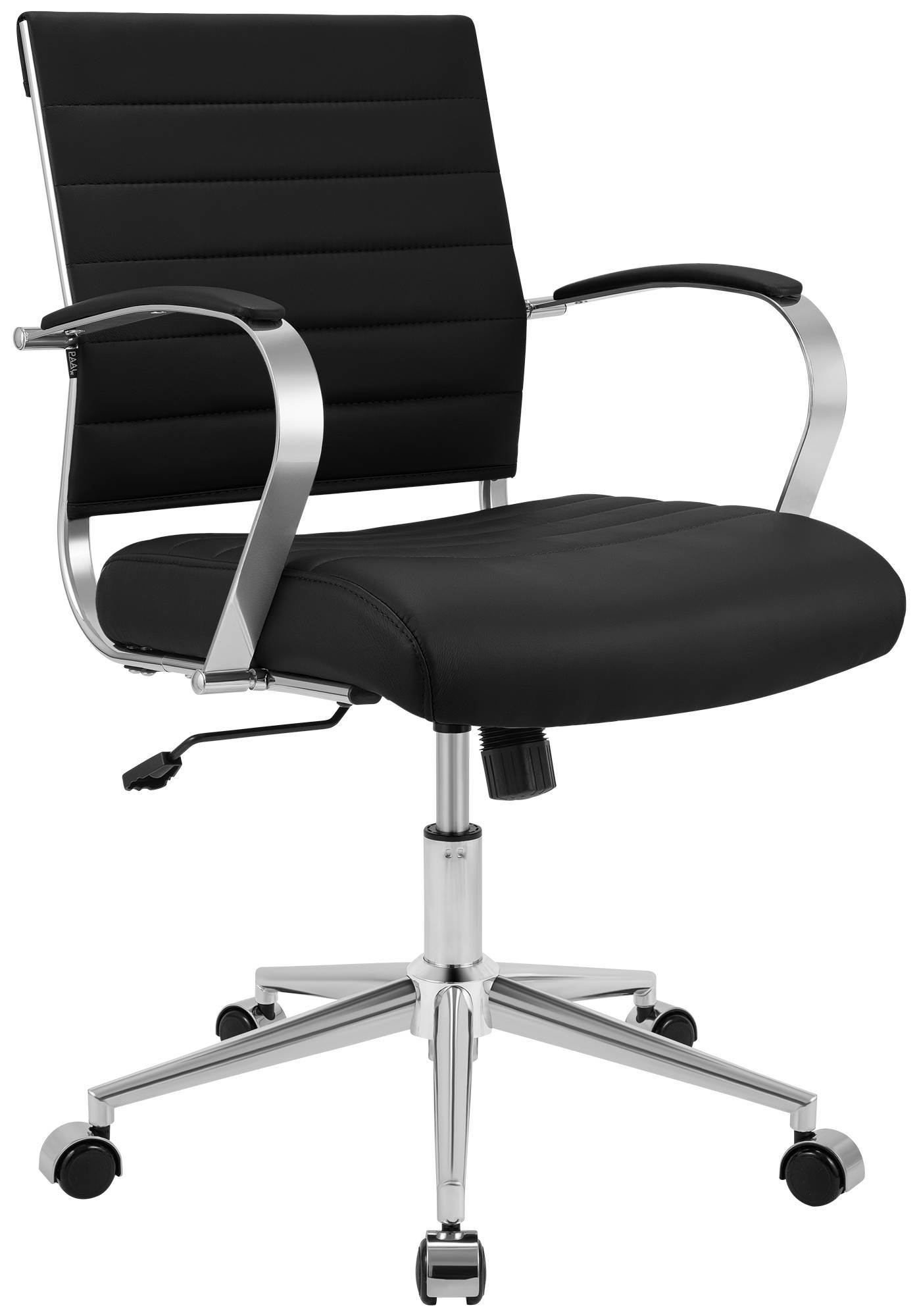 Bürostuhl Oakland Echtleder, schwarz