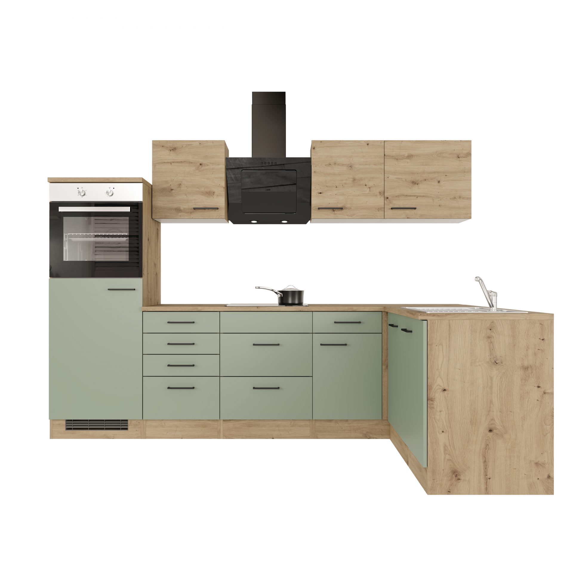 Winkelküche CARA 280x170 cm mit E-Geräten