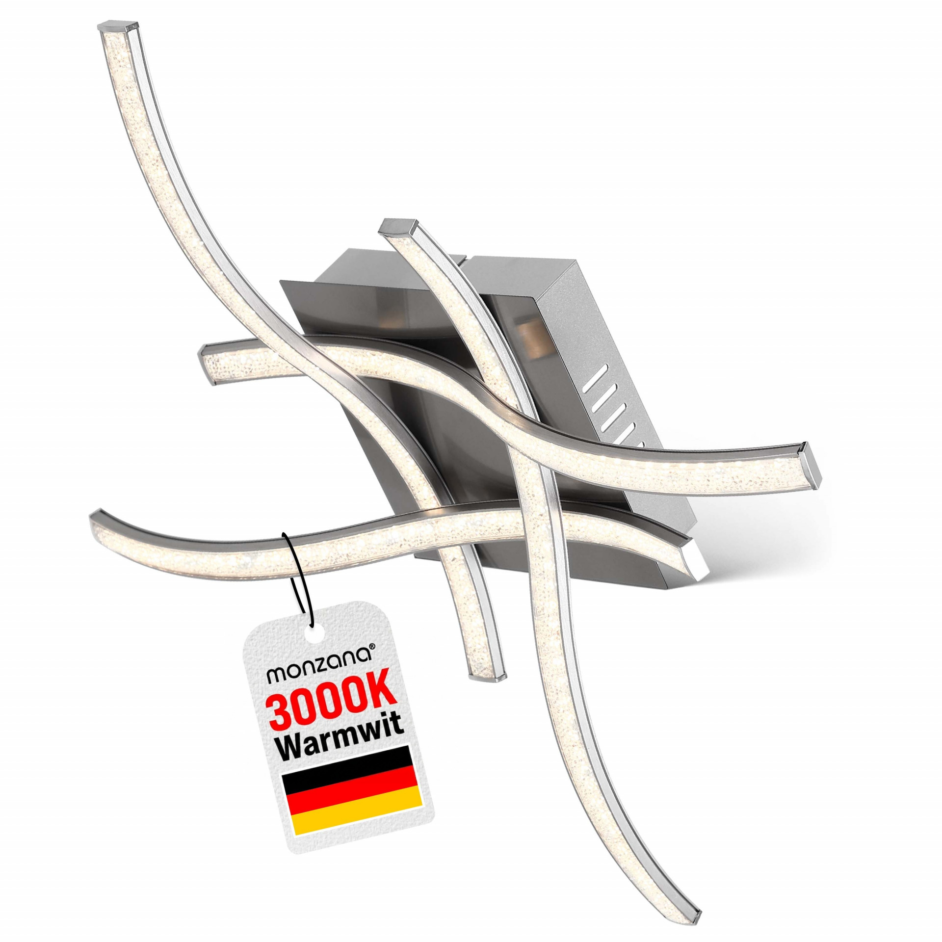 LED Deckenleuchte Tigull 4-flammig