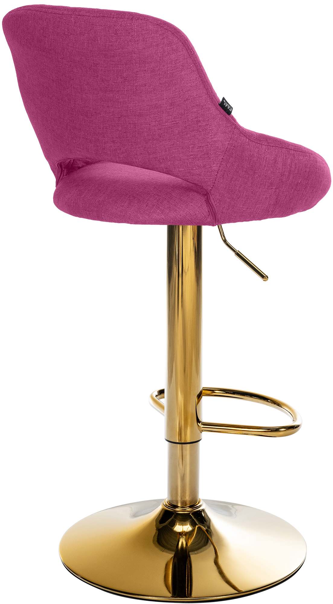 Barhocker Milet Stoff gold, lila