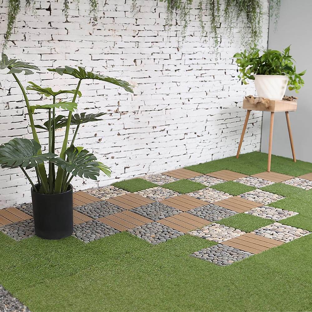 Kunstrasen Fliesen JUBIN - 12m²