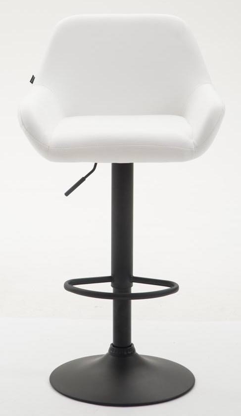 2er Set Barhocker Braga Kunstleder schwarz, weiß