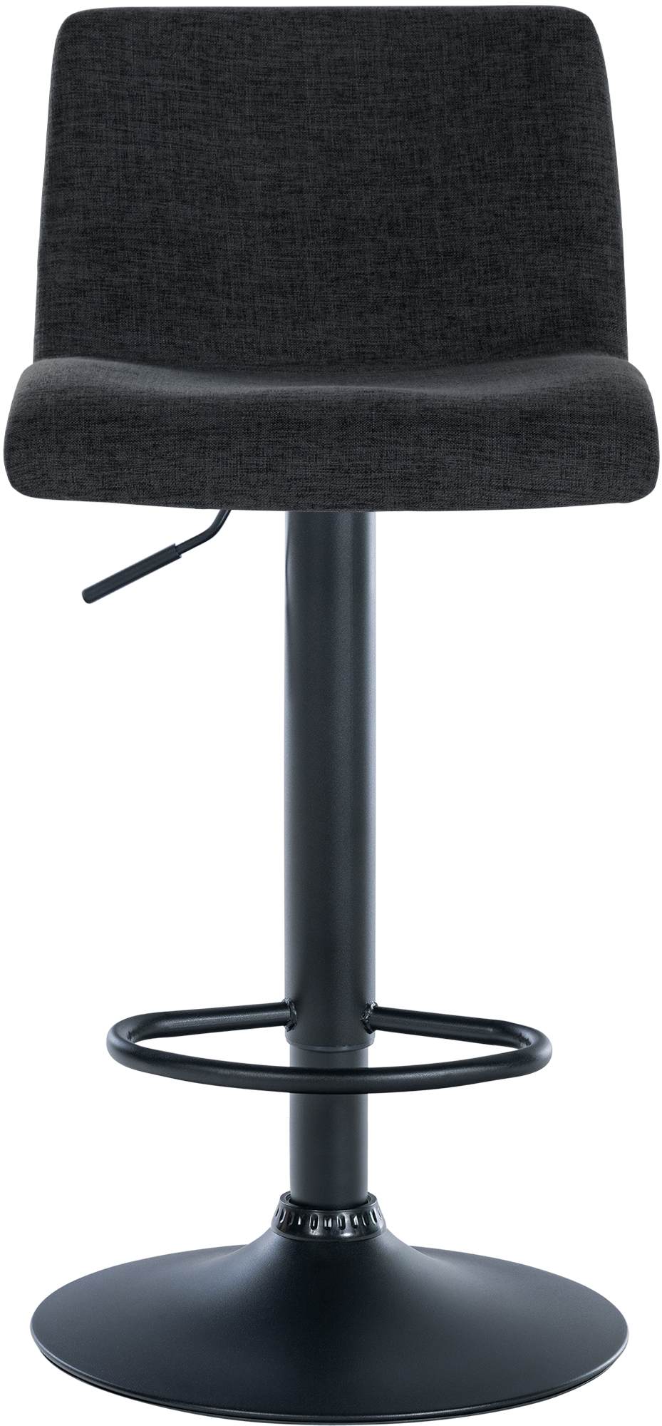 2er Set Barhocker Branford Stoff, schwarz