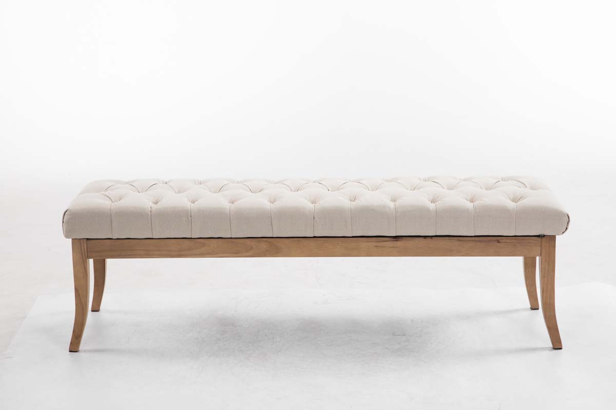 Sitzbank Ramses Stoff antik-hell 150, creme