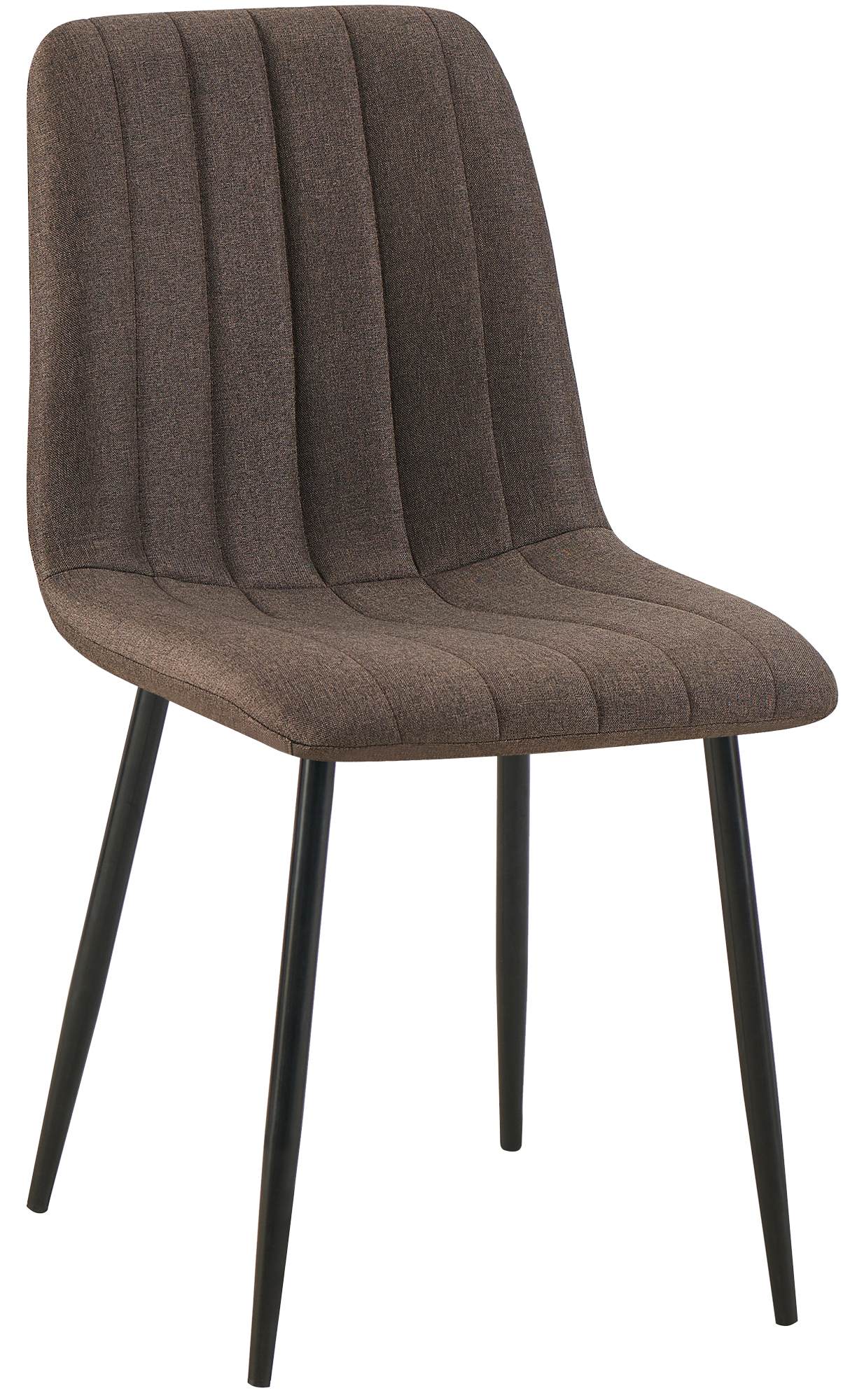 Stuhl Dijon Stoff, braun