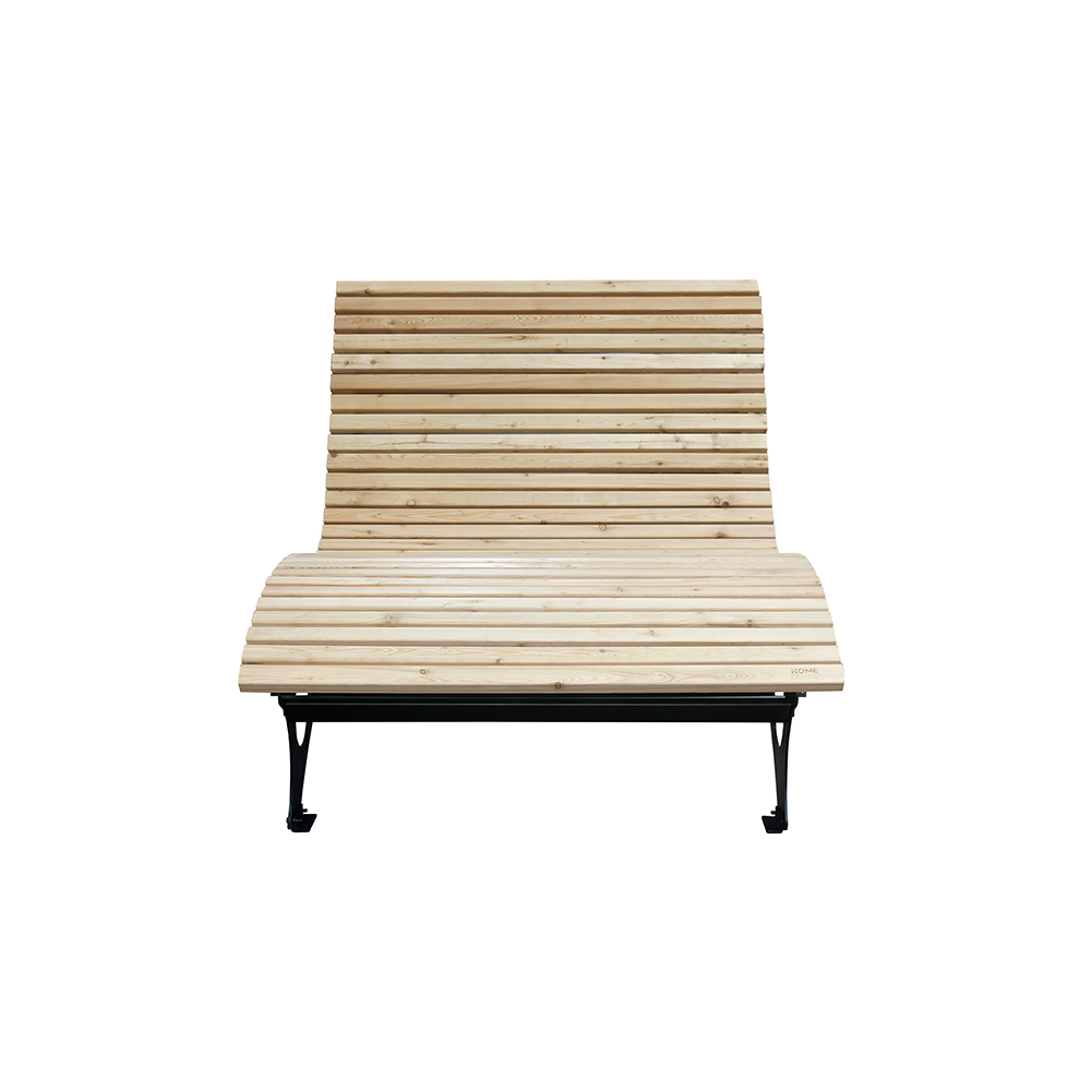 Wellenholzliege / Waldsofa TAIGA - 120 cm