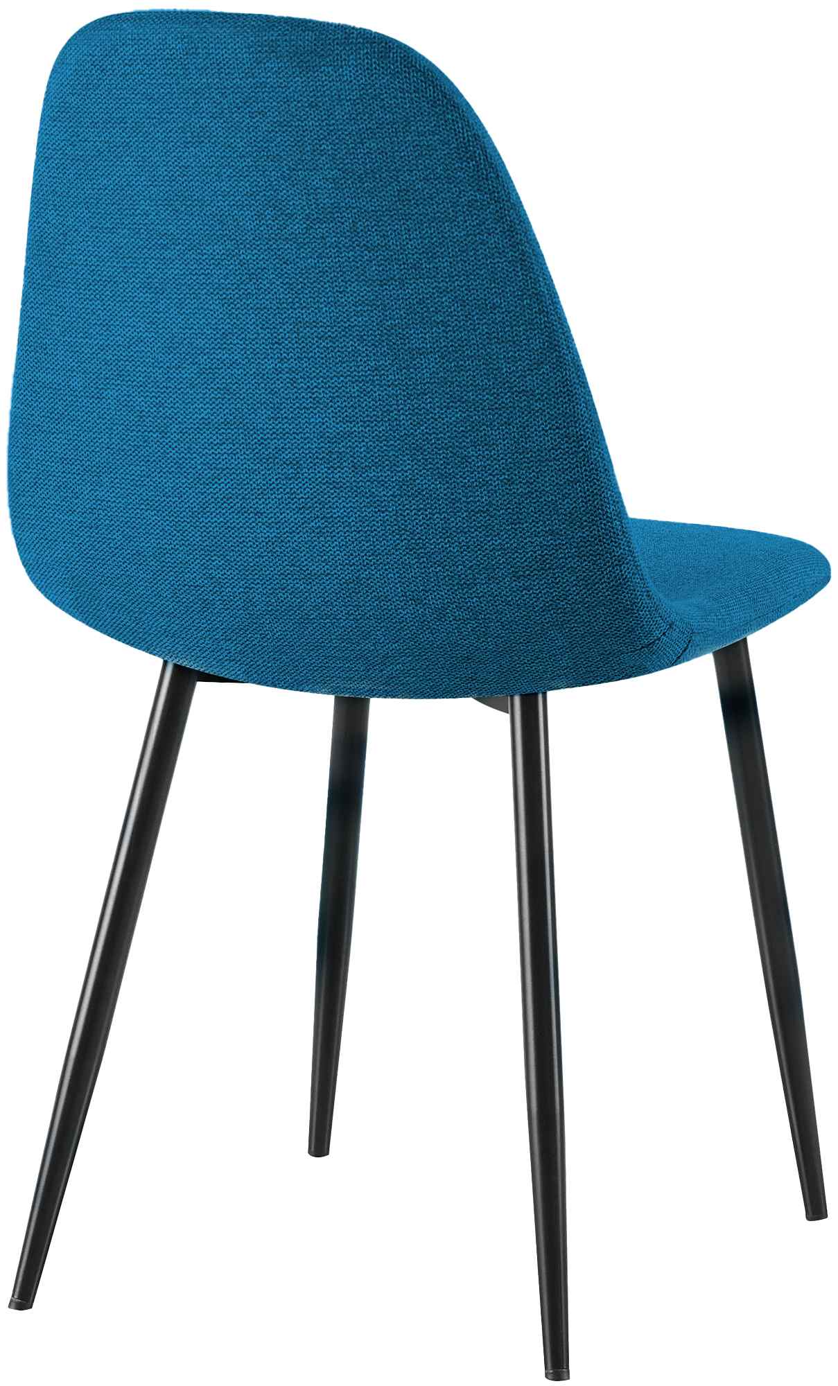 4er Set Esszimmerstühle Napier Stoff, blau