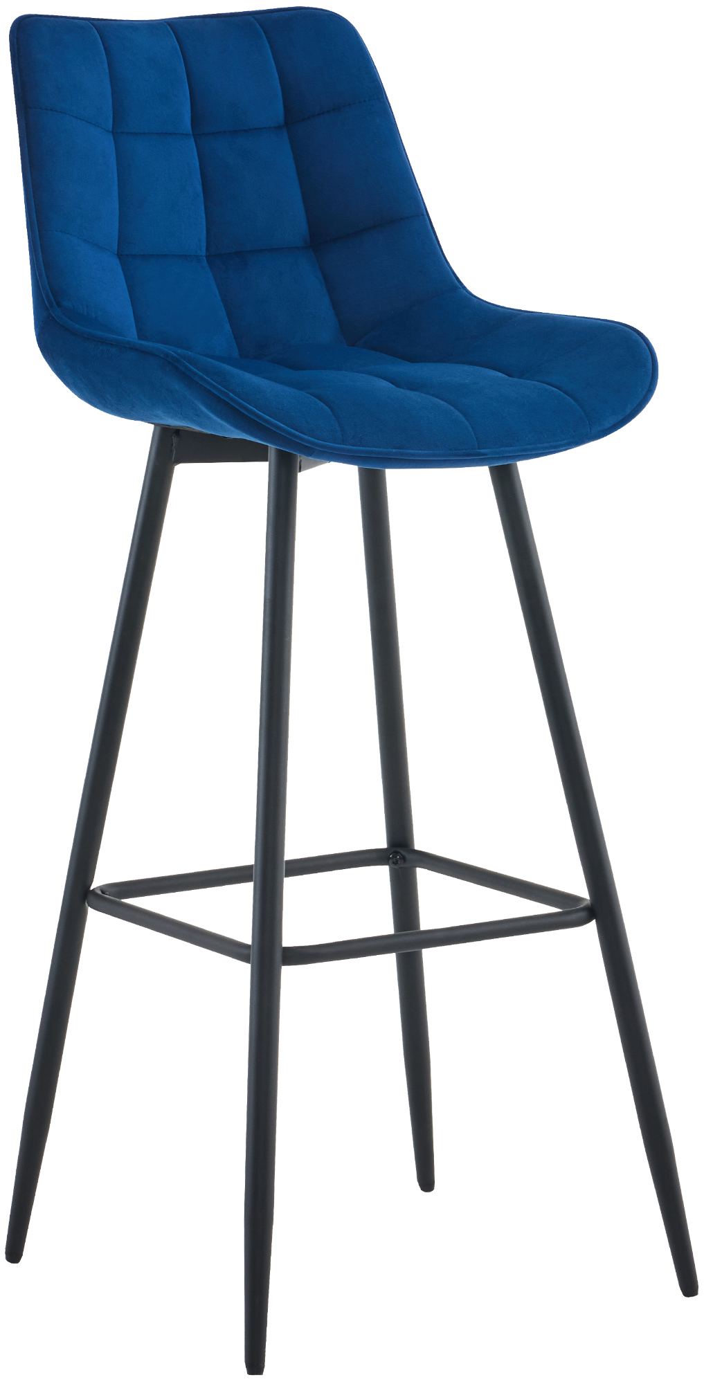 Barhocker Dartford Samt, blau