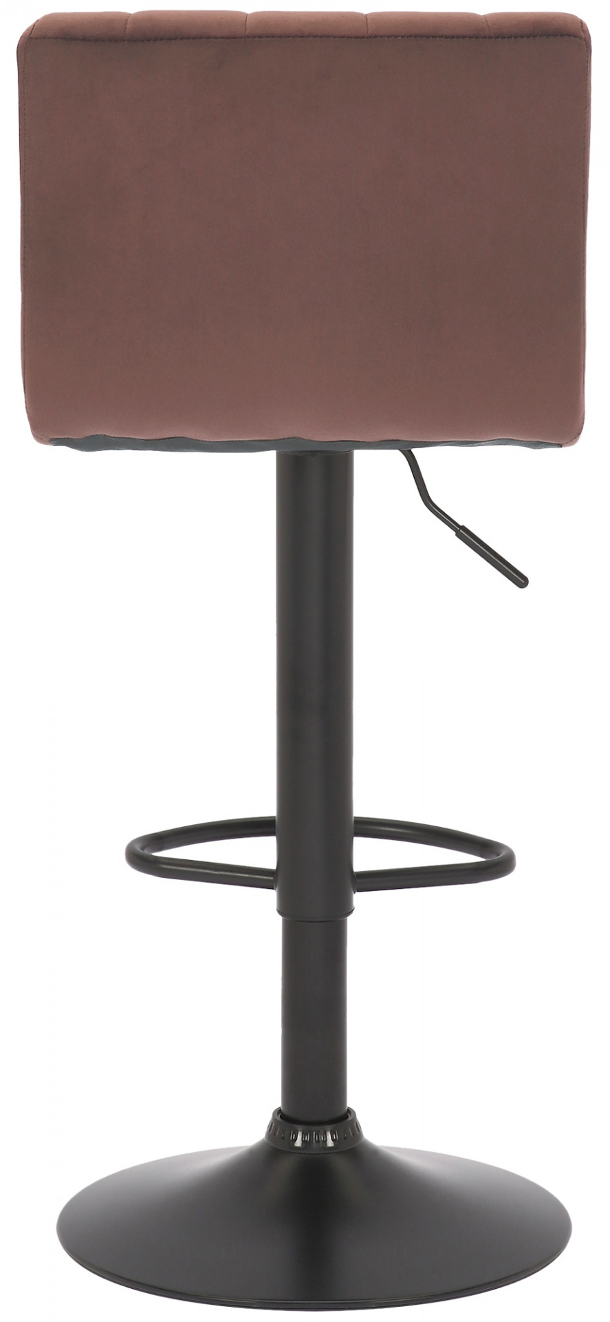 2er Set Barhocker Jamie Samt, braun