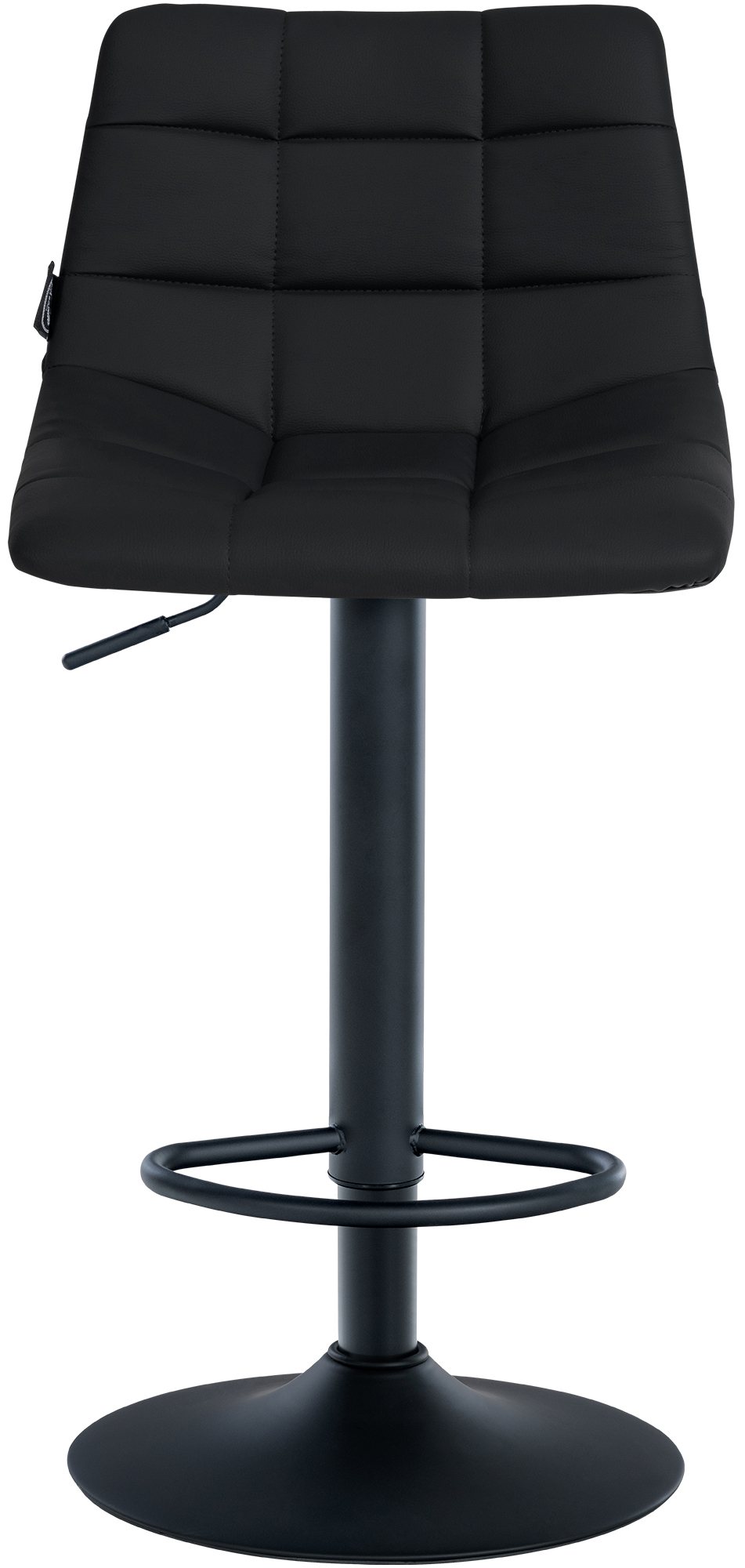 2er Set Barhocker Jerry Kunstleder schwarz, schwarz