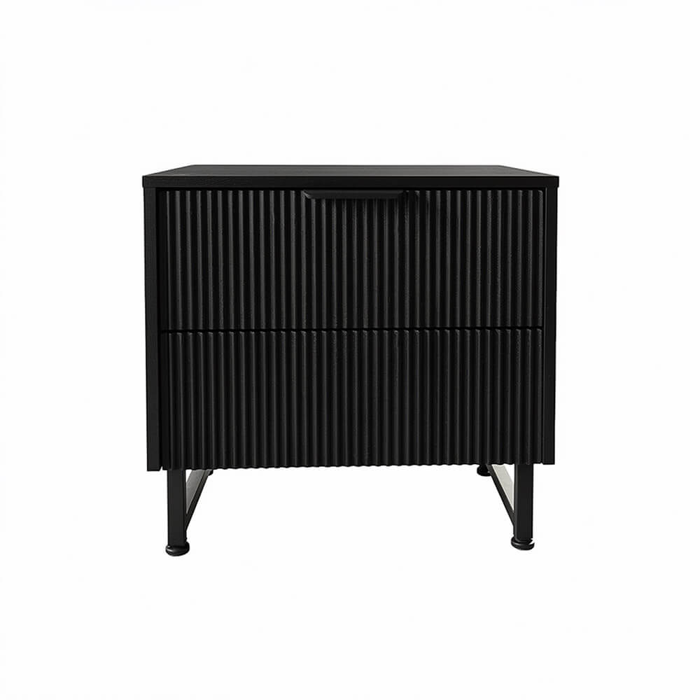 Nachttisch NYLA Schwarz - 45 x 61 cm