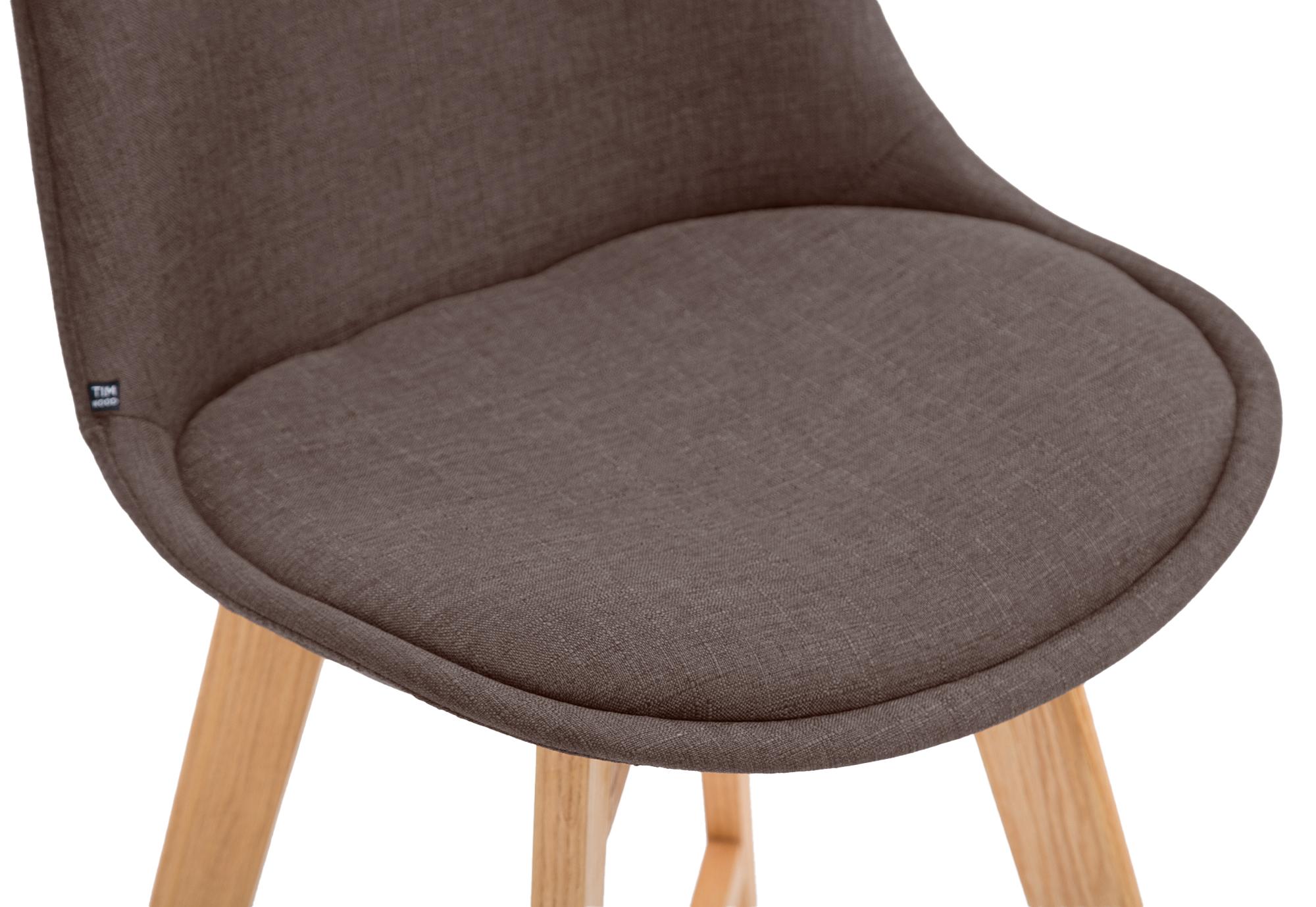 2er Set Barhocker Cannes Stoff natura, braun
