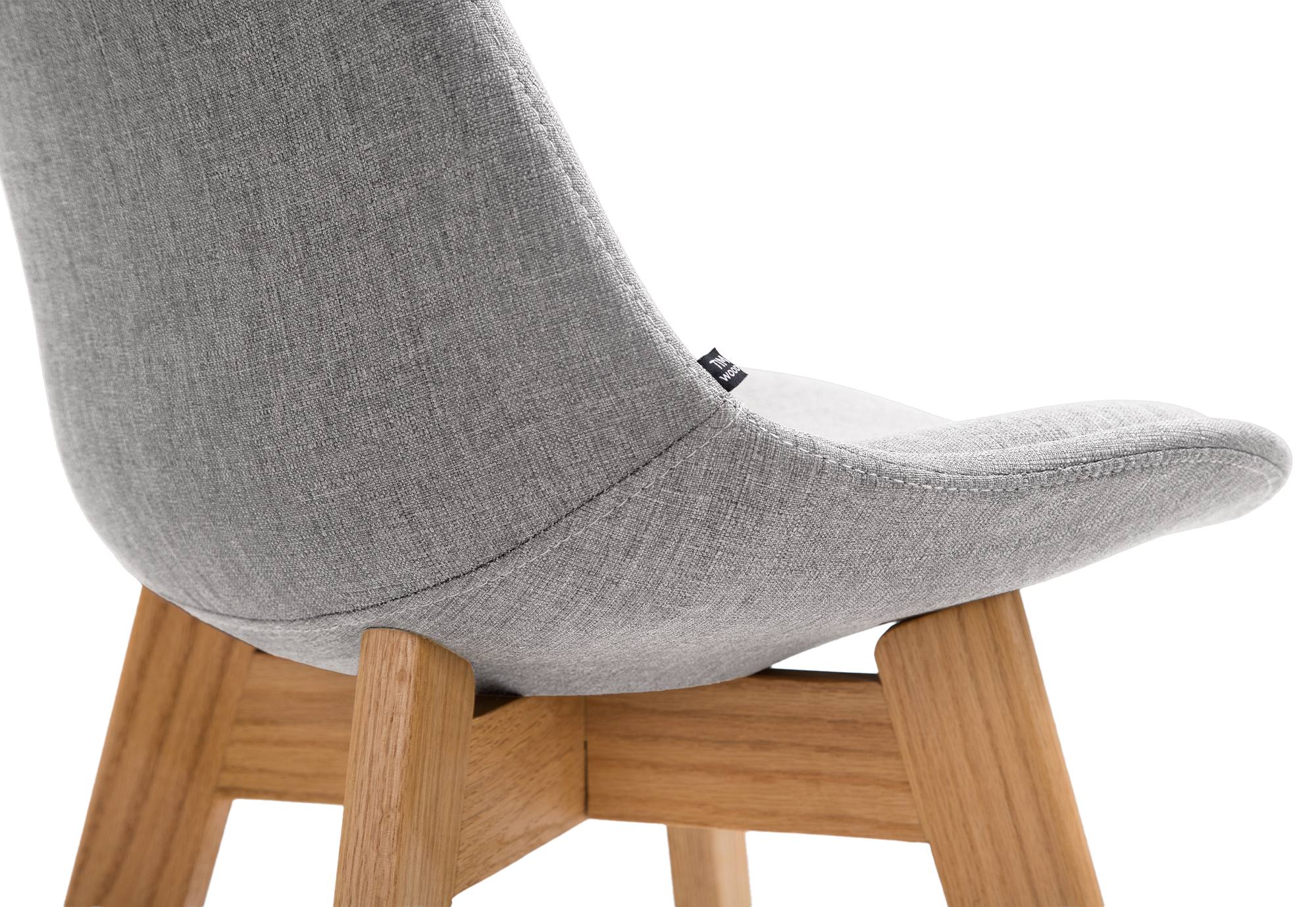 Barhocker Cannes Stoff Natura, grau