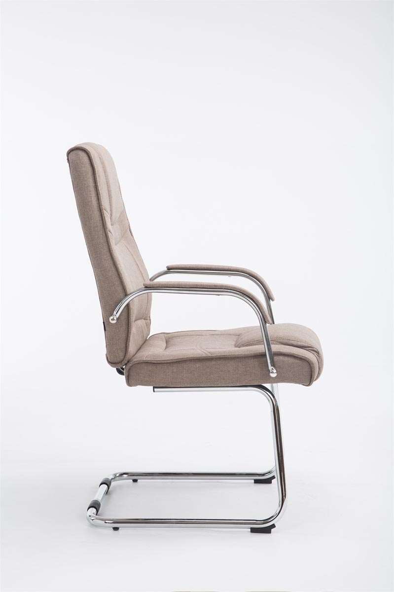 Besucherstuhl Attila Stoff, taupe