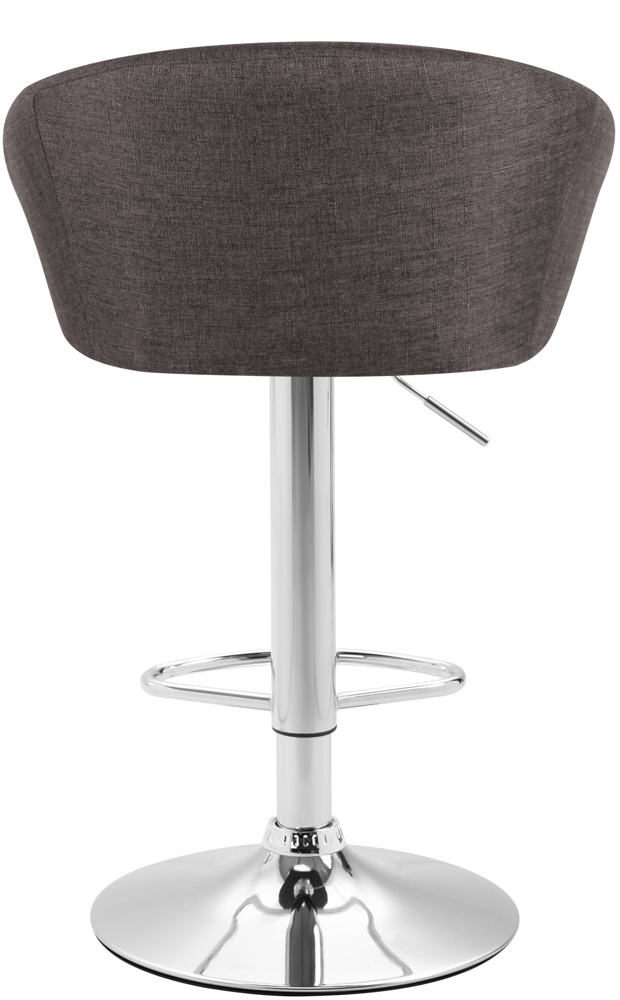 Barhocker Miami V2 Stoff C, dunkelgrau