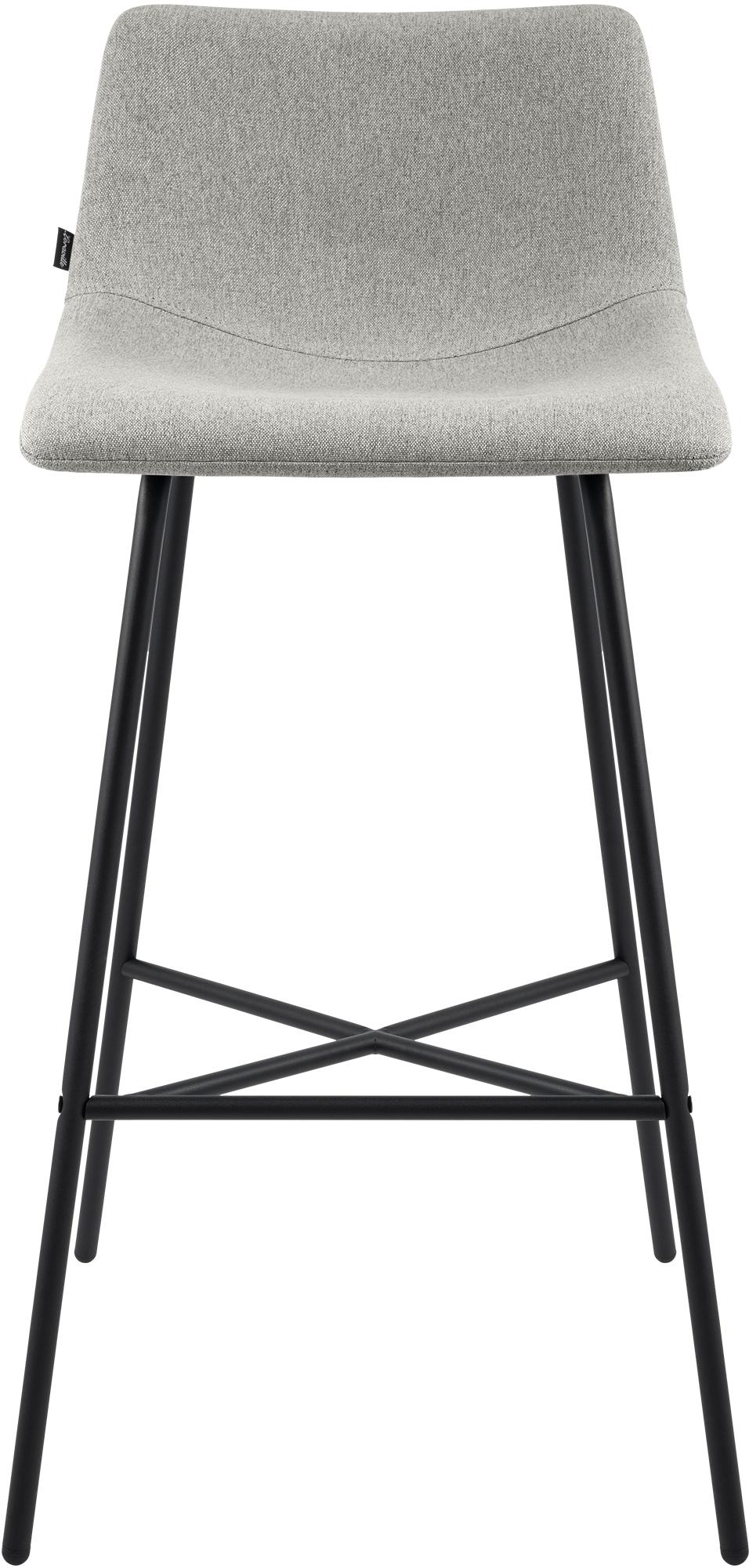 Barhocker Altona Stoff, grau