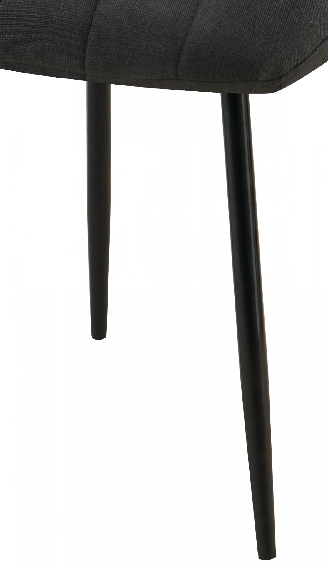 Stuhl Dijon Stoff, schwarz