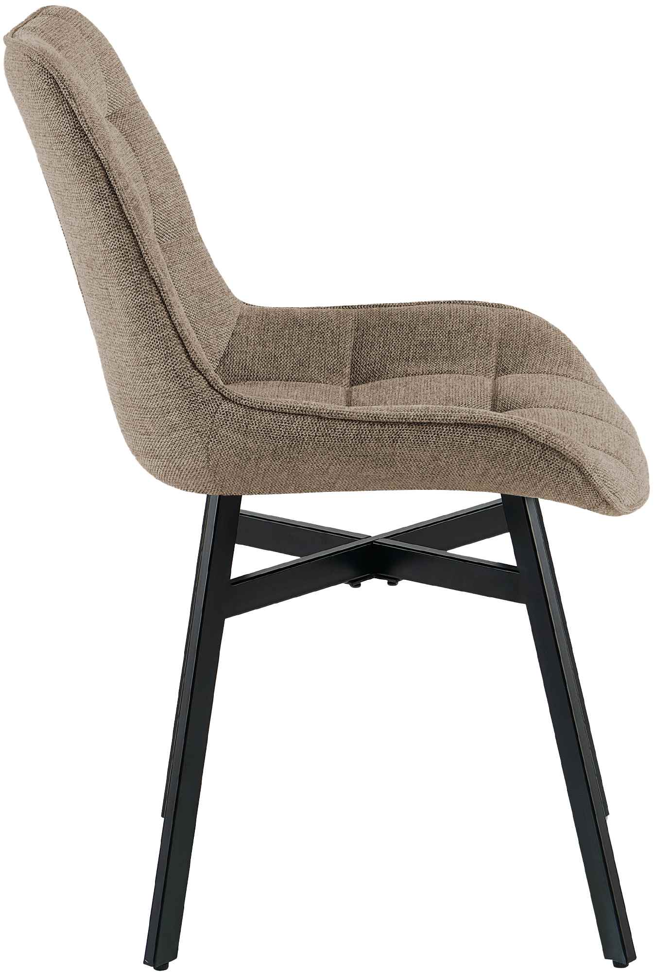 Stuhl Colby Stoff, taupe