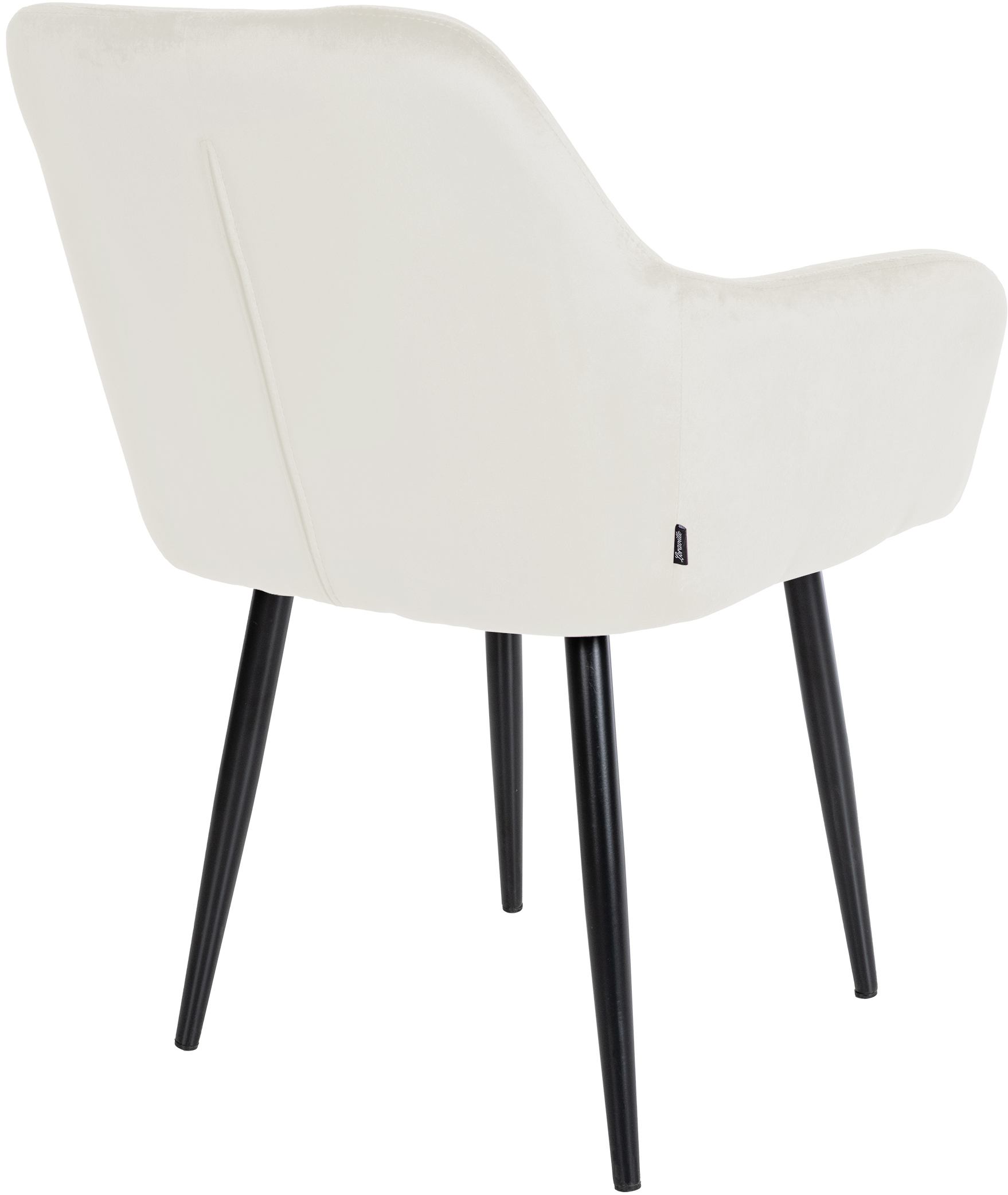 Esszimmerstuhl Stanley Samt, creme