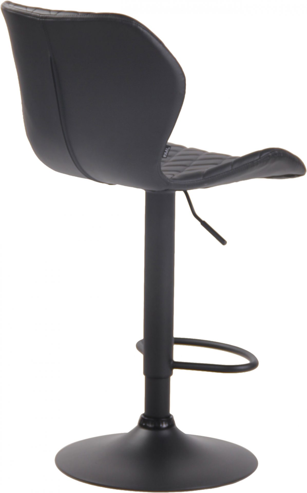 Barhocker Cork Kunstleder schwarz, schwarz