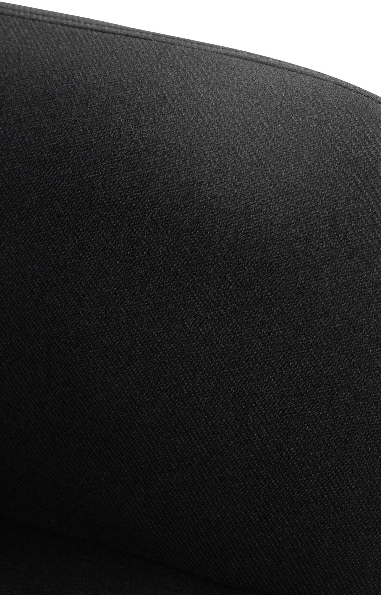 Barhocker Natoma Stoff schwarz, schwarz