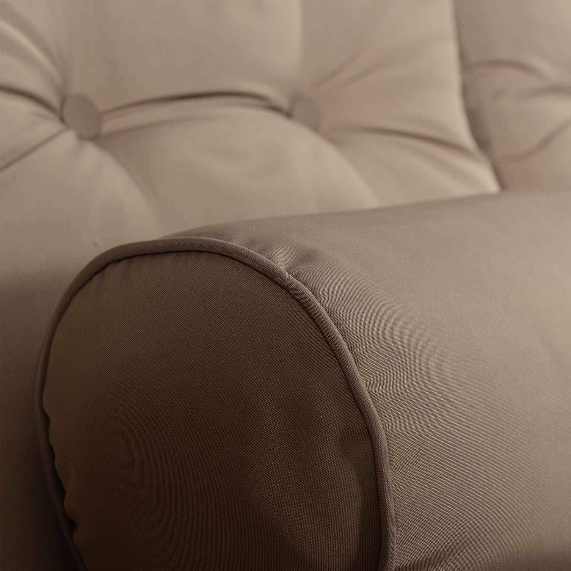 Hollywoodschaukel 3-Sitzer DESCANSO - 115 x 198 cm Beige