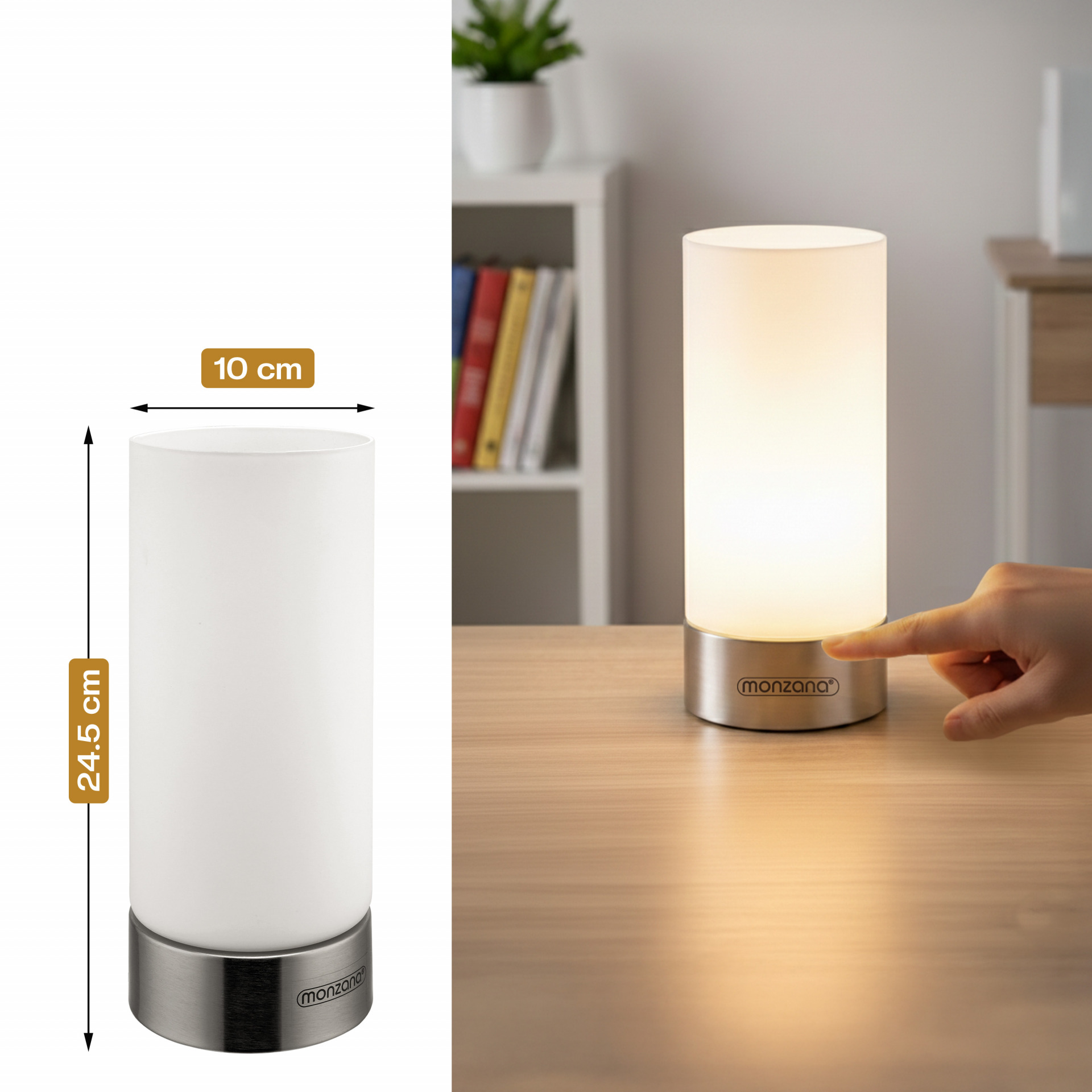 Tischlampe Lumo 2er-Set Weiß