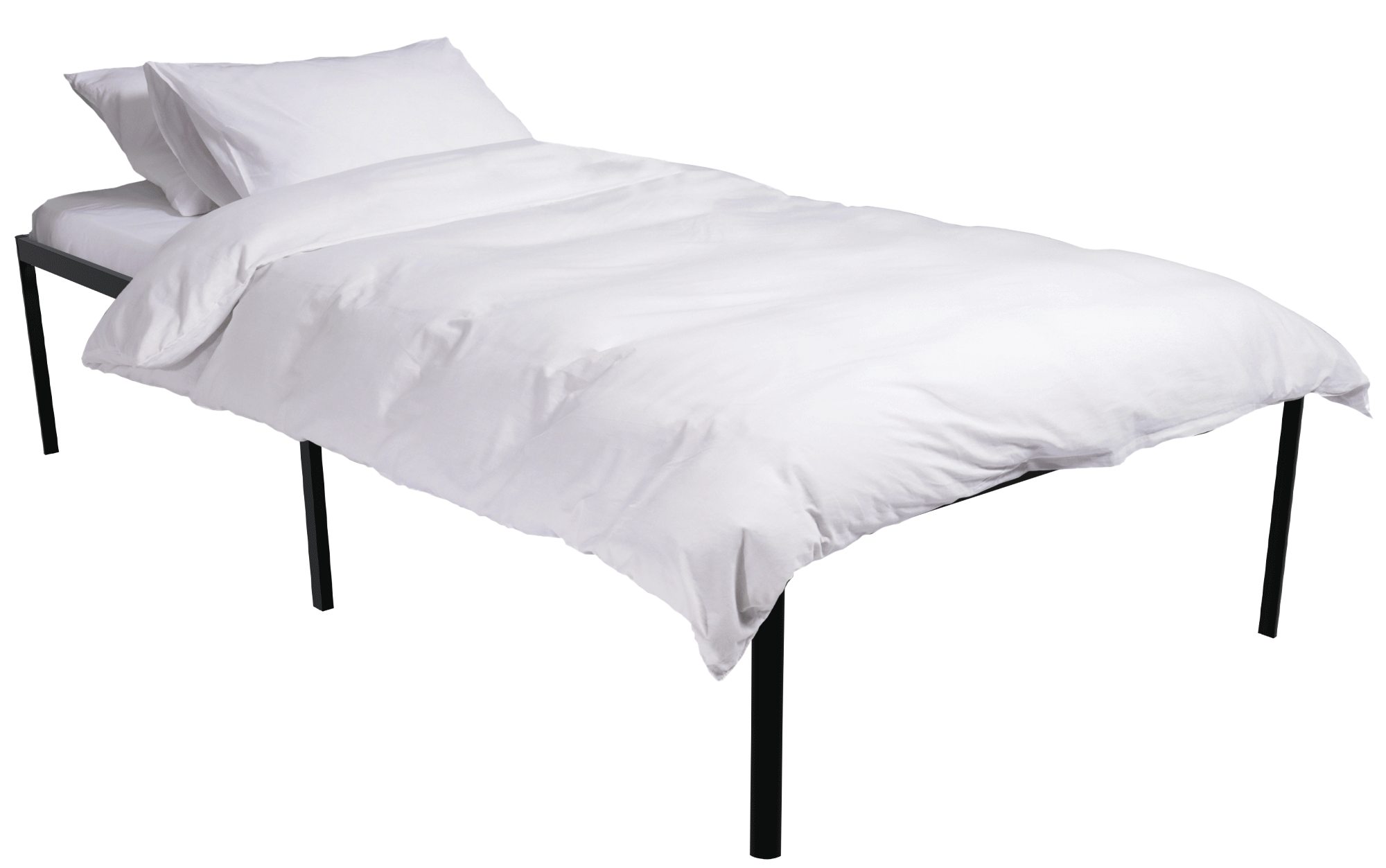 Metallbett Hamlin 200x100x41 cm, schwarz
