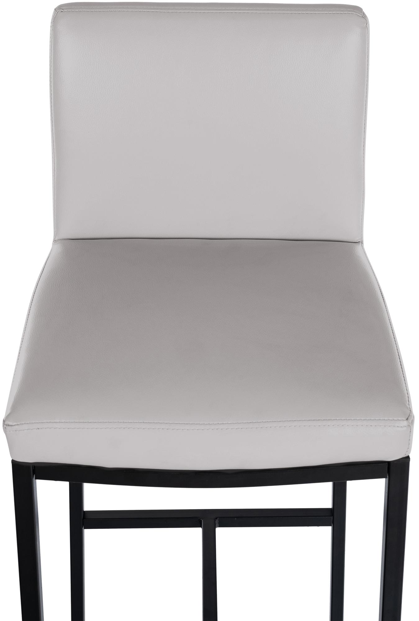 2er Set Barhocker Freeport Kunstleder B, weiß