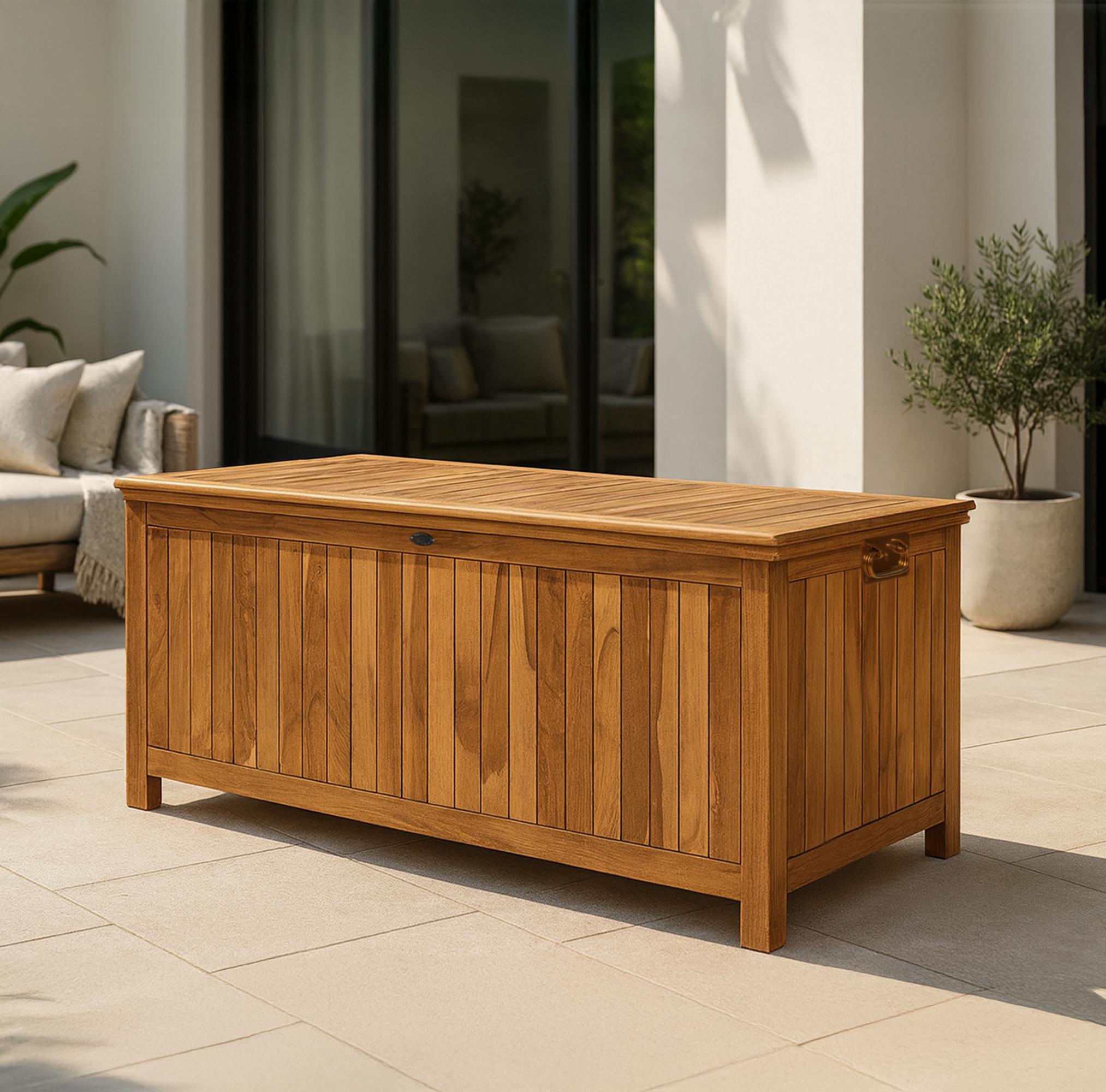 Teak Gartenbox Novena 160x62x60, teak