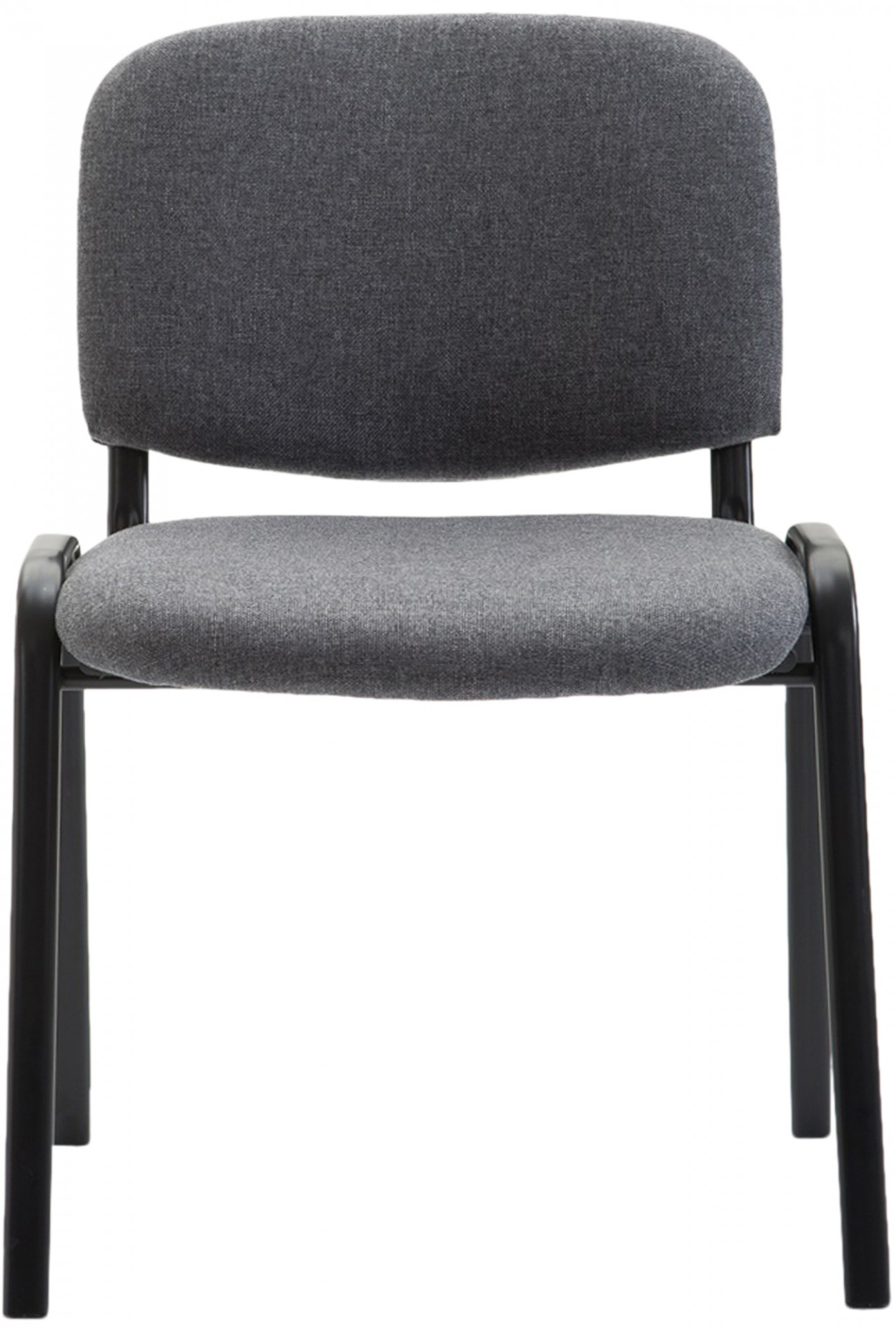 Besucherstuhl Ken V2 Stoff, grau