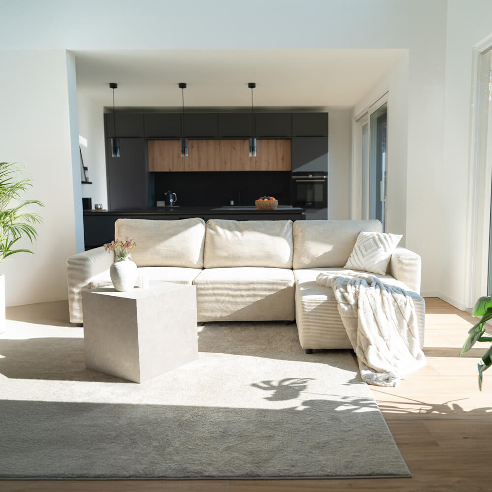 Modulares Schlafsofa VINA Beige - 295 x 168 cm