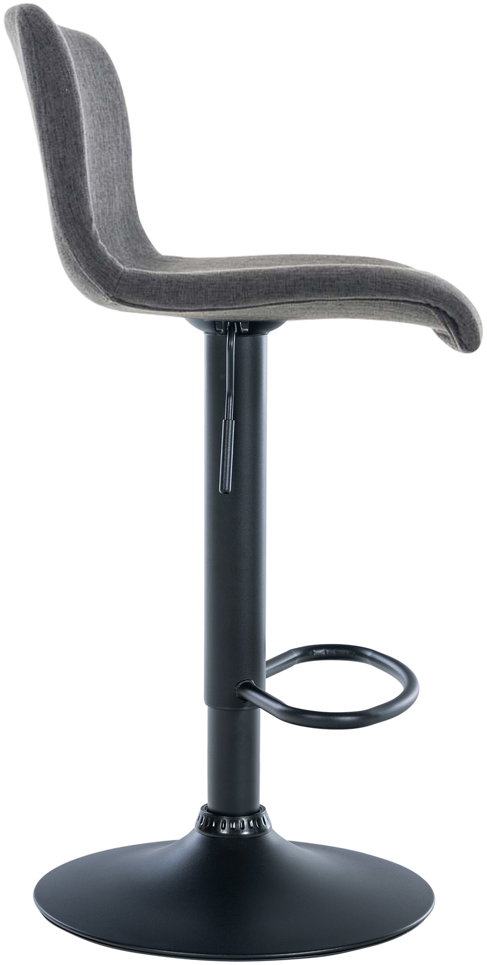 Barhocker Hoover Stoff B, dunkelgrau
