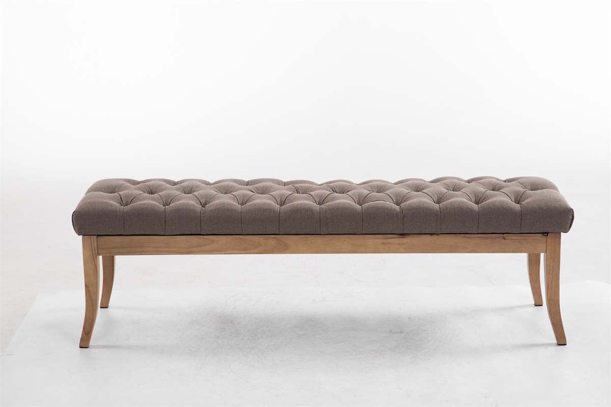 Sitzbank Ramses Stoff antik-hell 150, taupe