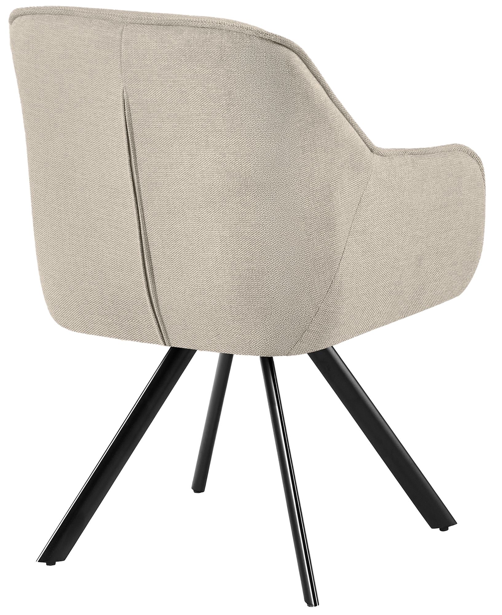 Stuhl Pettuli Stoff, creme