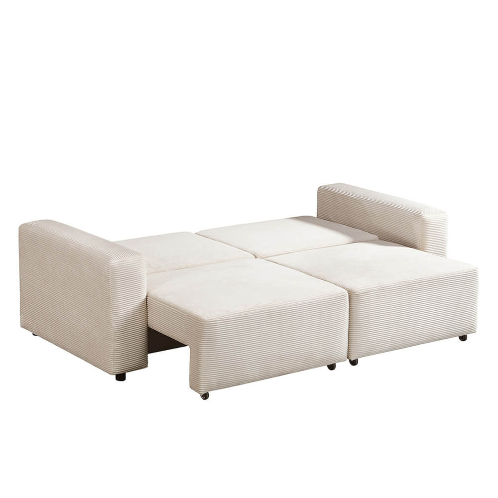 Modulares Schlafsofa VINA Beige - 210 x 92 cm