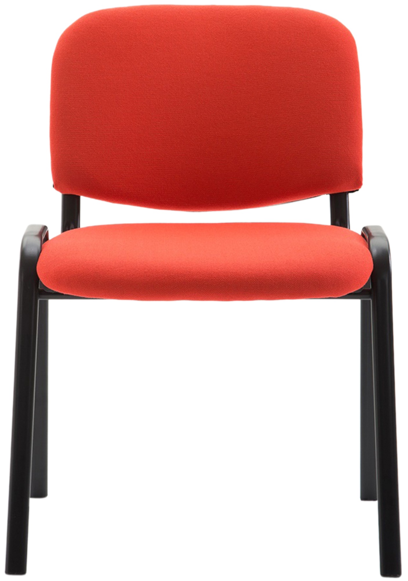 Besucherstuhl Ken V2 Stoff, rot