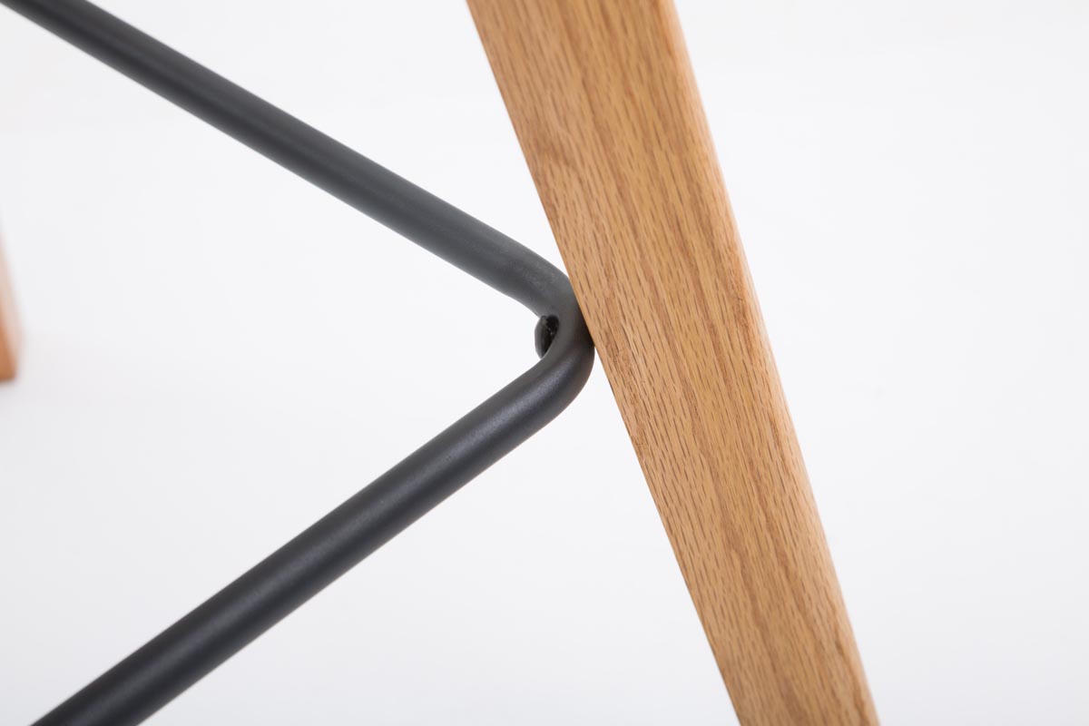 Barhocker Metz Stoff Natura, creme
