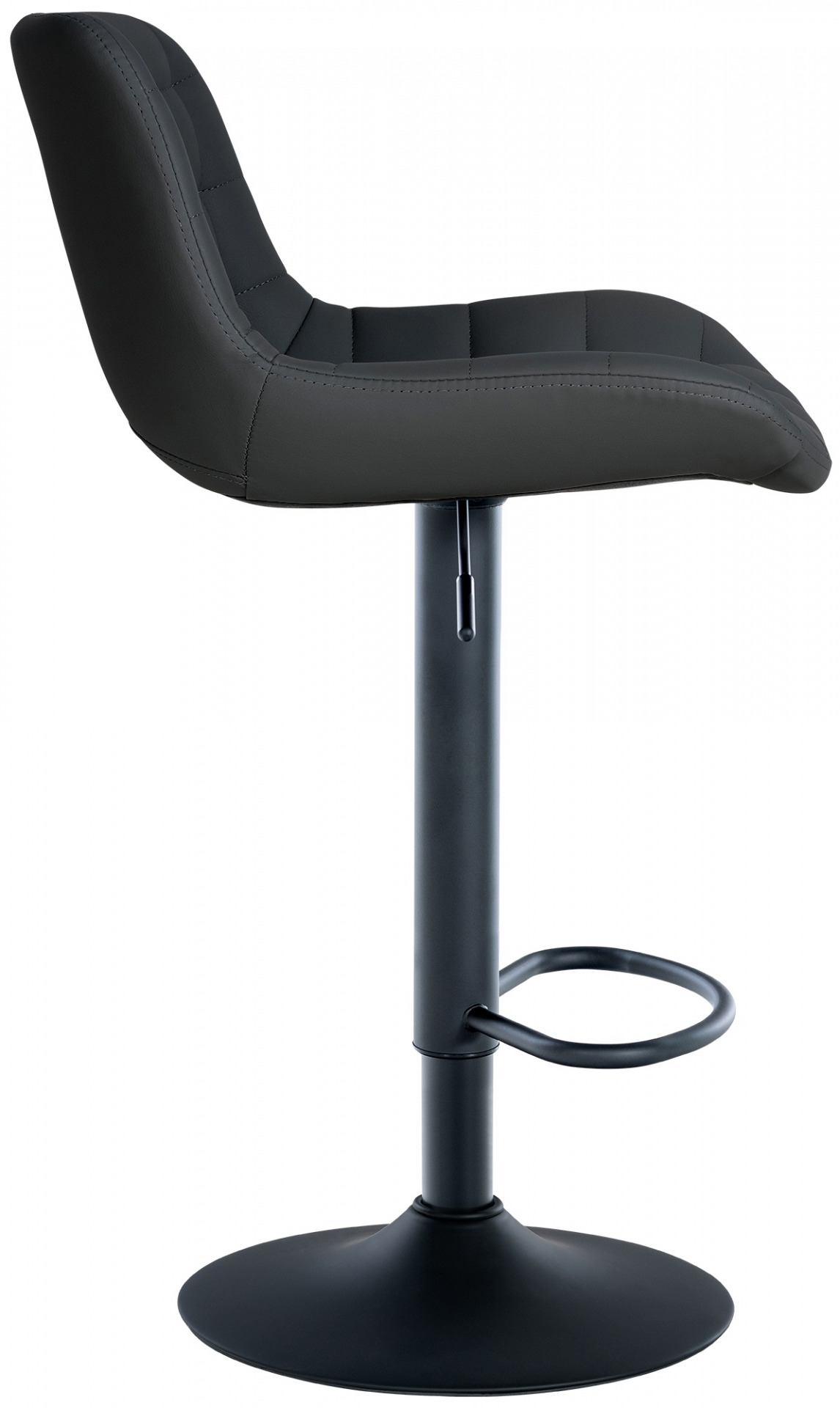 2er Set Barhocker Tover Kunstleder, schwarz
