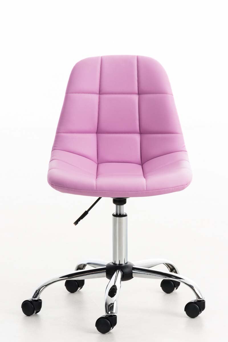 Bürostuhl Emil Kunstleder, pink
