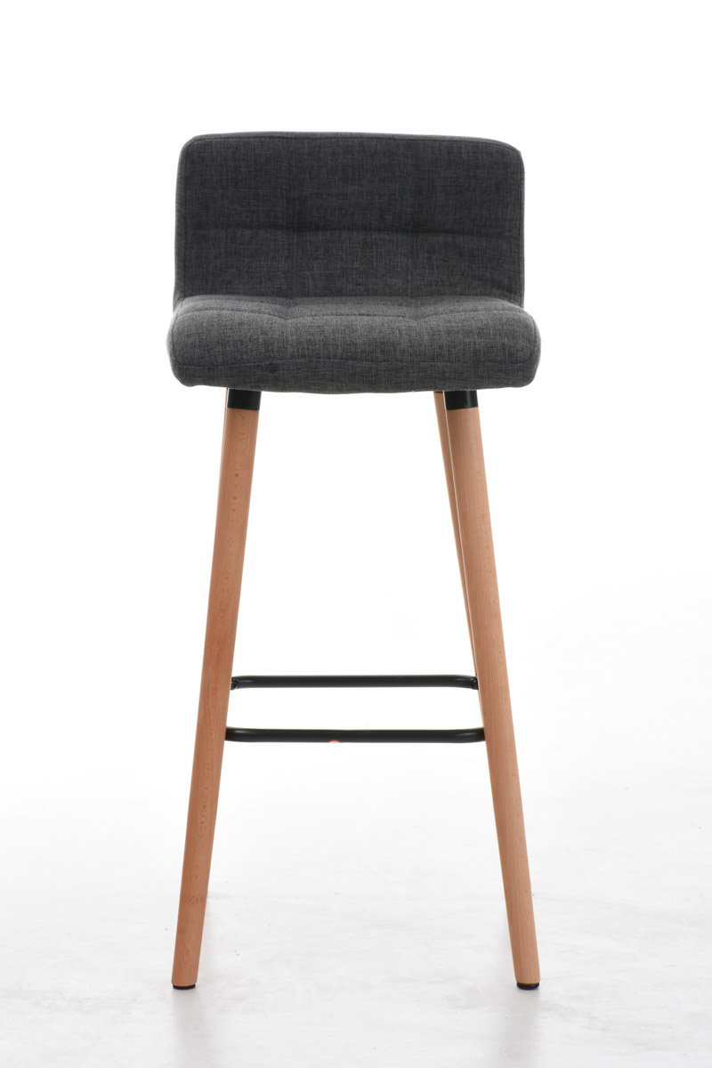 2er Set Barhocker Lincoln Stoff natura, hellgrau