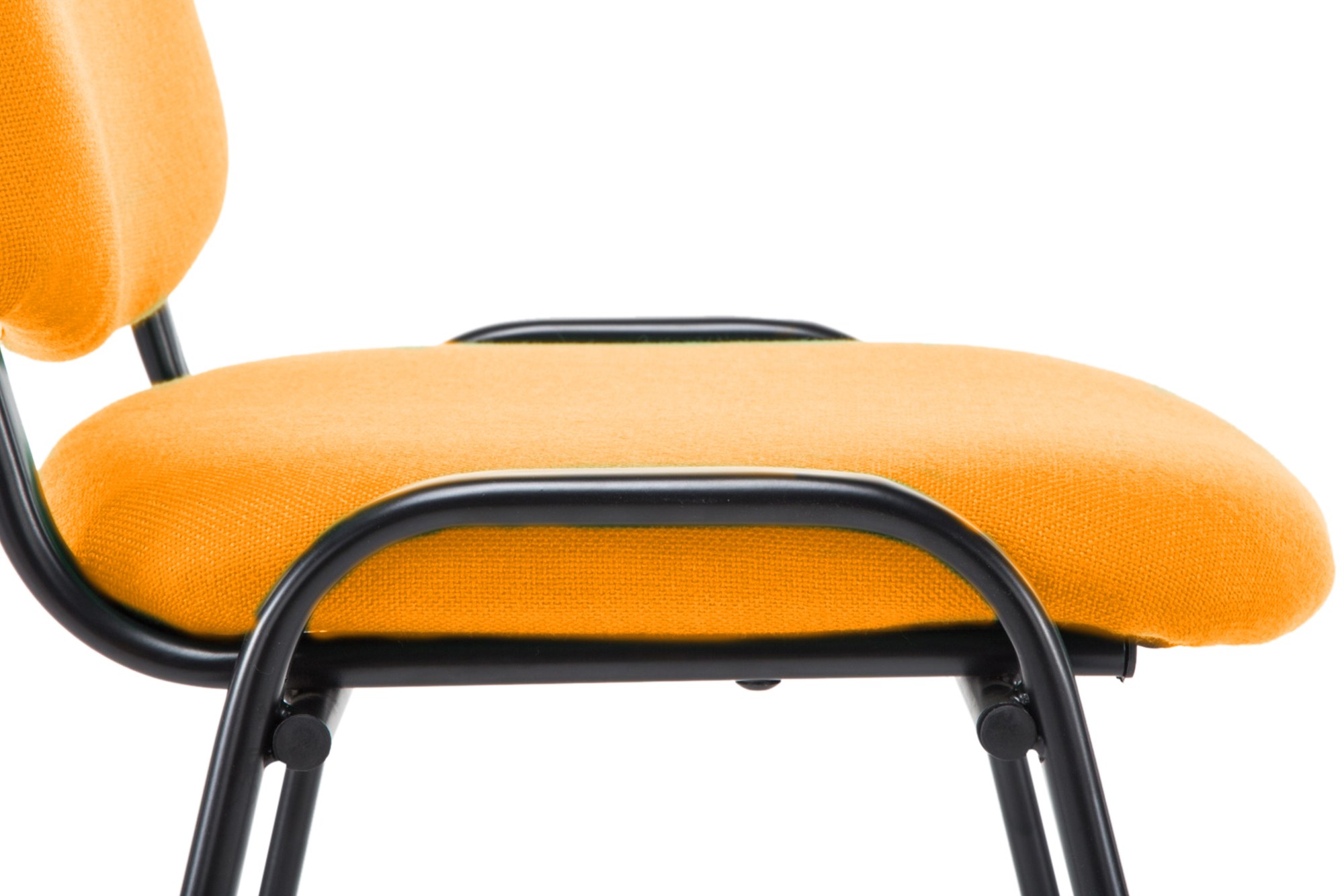 Besucherstuhl Ken V2 Stoff, orange