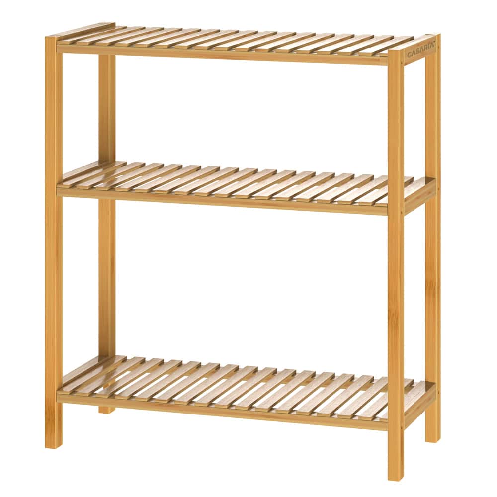 Standregal Badregal Bambus 66x58x26cm