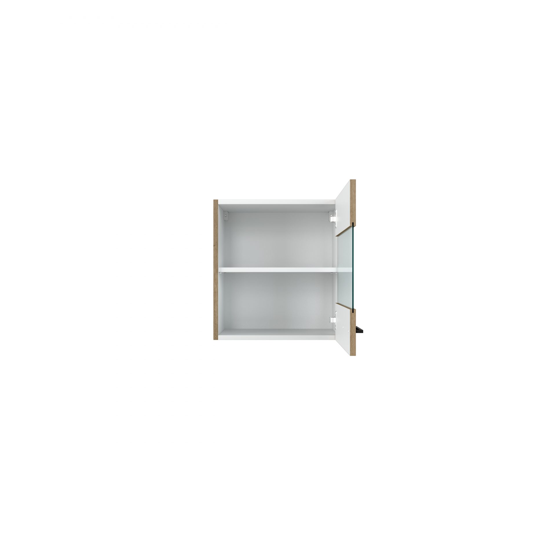 Glas-Hängeschrank CARA 50x55 cm